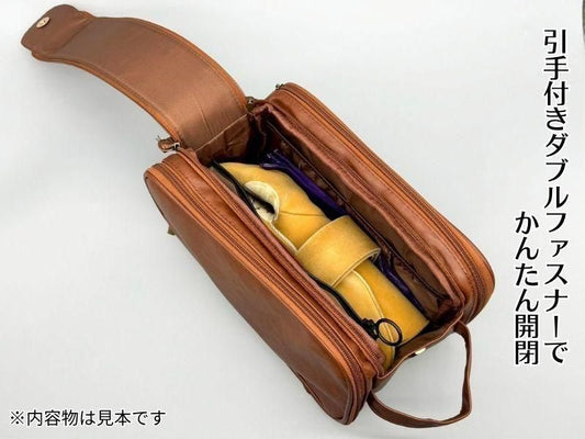 カケバッグ ダブルファスナー 側面収納付き|取り寄せ品|ネット限定