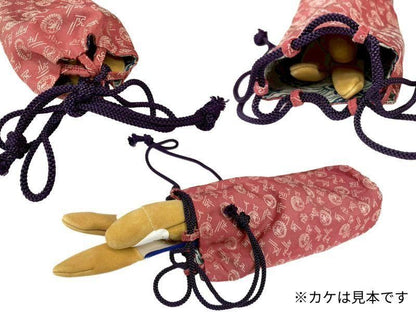 カケ袋 緞子信玄袋